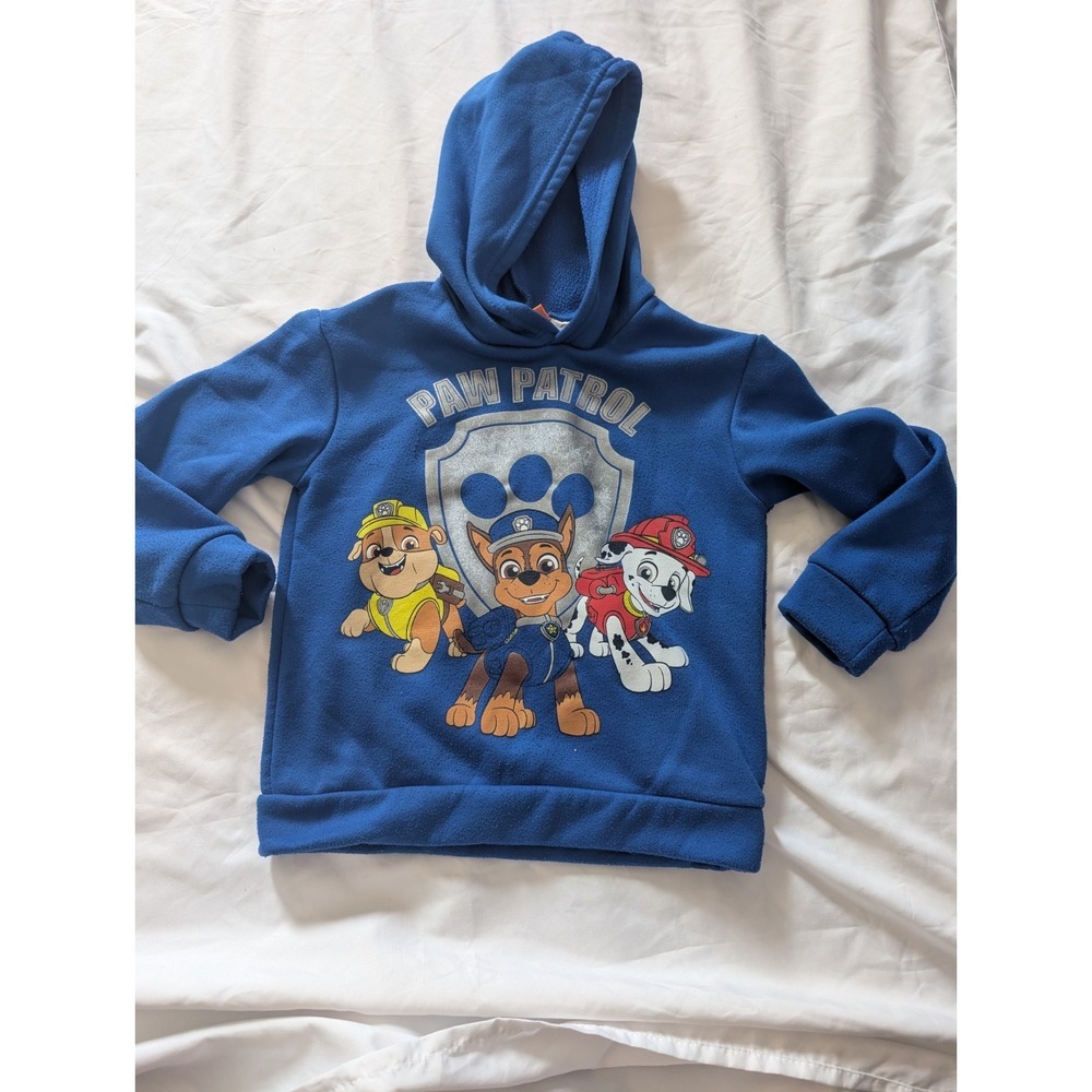 Nickelodeon Paw Patrol Kids Size‎ 6 Blue Long Sleeve Graphic Print Hoodie.